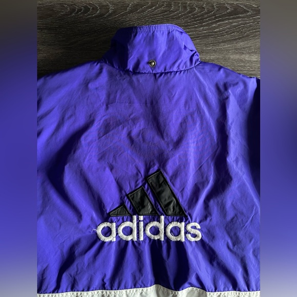 Vintage 90’s Adidas Puffer Coat - Three Stripe Full Zip - Size XL - Picture 11 of 15
